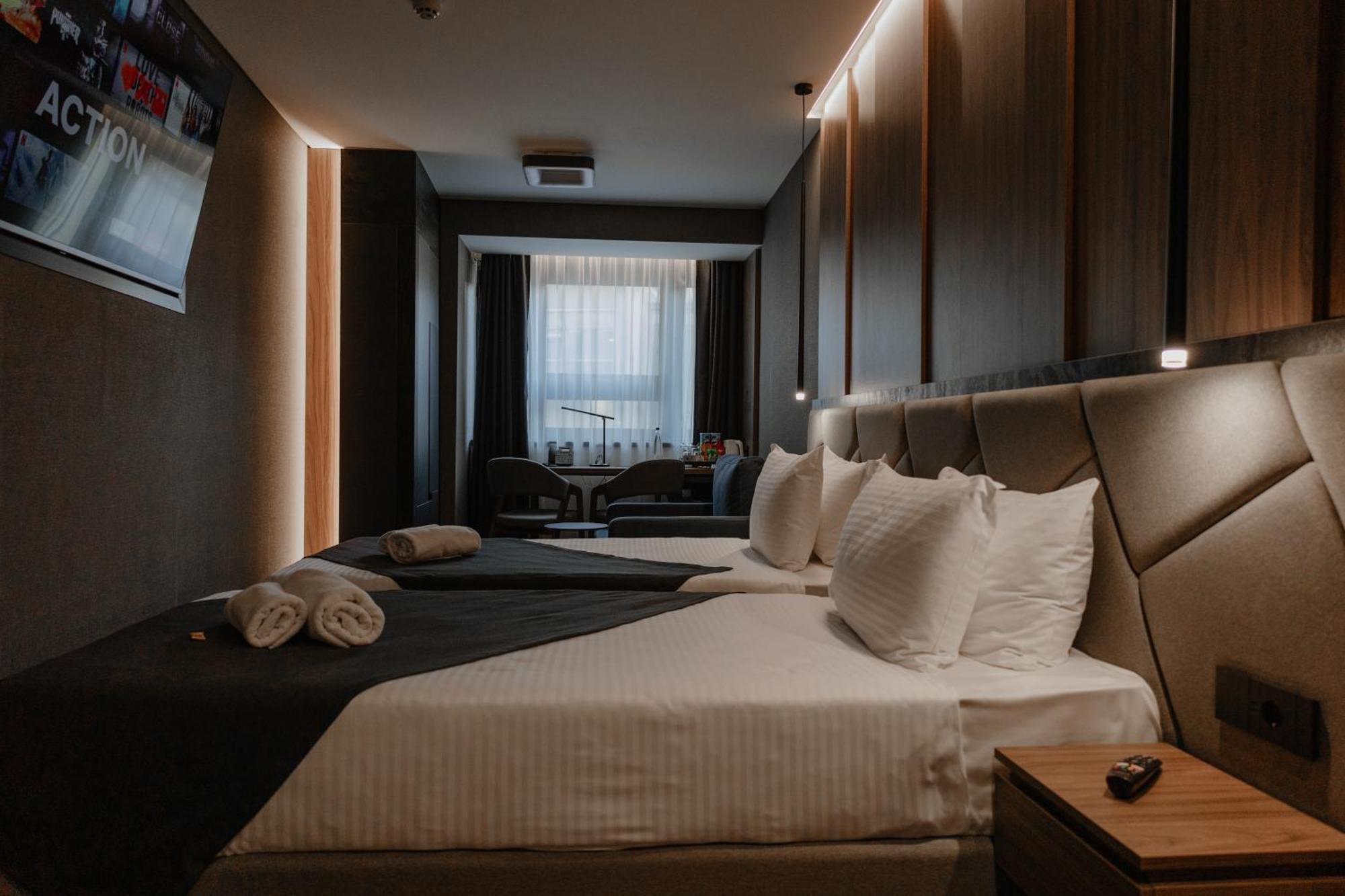 Lumiere Hotel Belgrád Szoba fotó