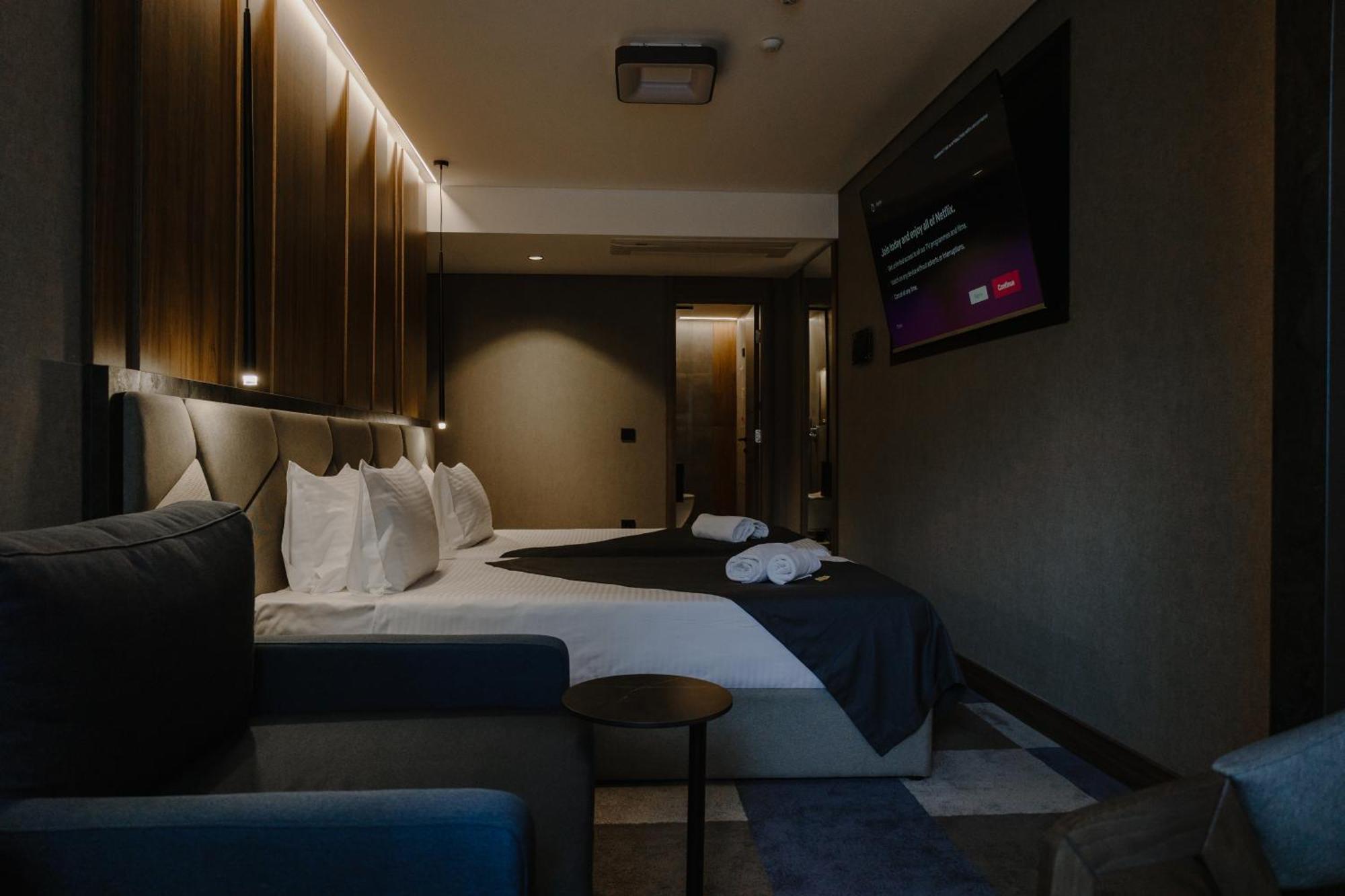 Lumiere Hotel Belgrád Szoba fotó